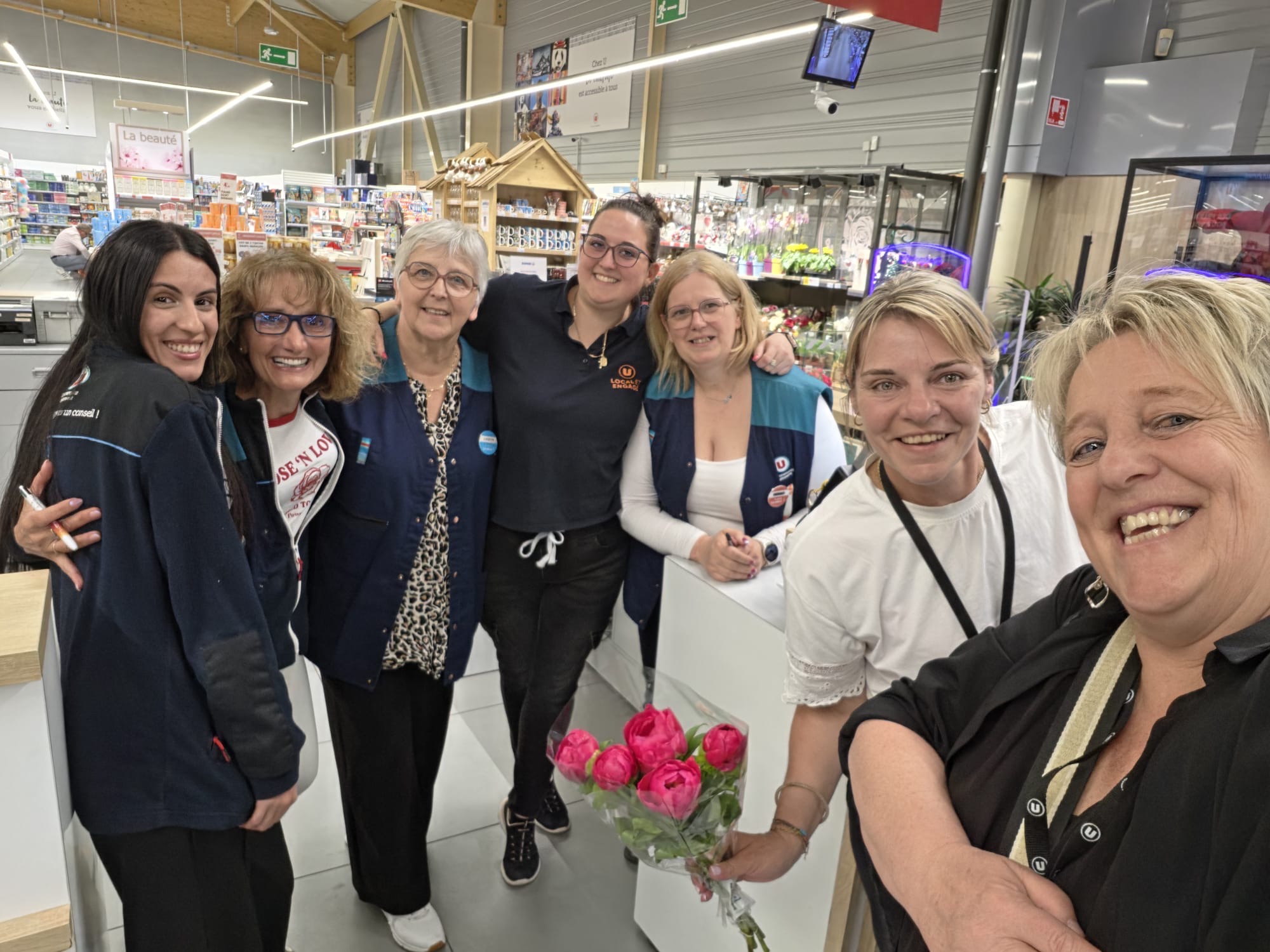 Équipe de magasin à l'issue de la formation au nouvel outil